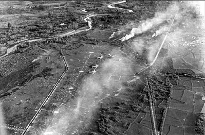 The Central Area on November 20-24, 1953; French troops had just completed the airfield and main traffic axis